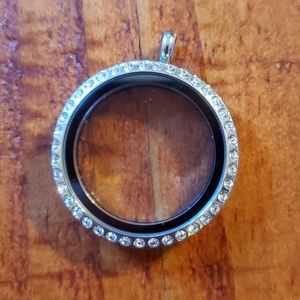 Origami Owl Large Silver Locket